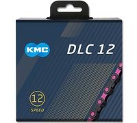 KMC X12 DLC Black / Pink 126L cycle bike chain