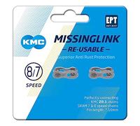 KMC X7/8 Chain Links, Collegamento Unisex Adulto, Silver, 7.1mm