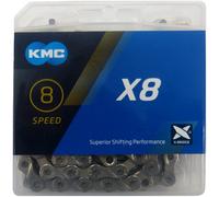 KMC X8 114 maglie catena bicicletta 6 7 8 velocità 1/2x3/32 catena MissingLin...