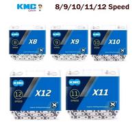KMC X8 X9 X10 X11 X12 Catena per bicicletta da strada/MTB 8v 9v 10v 11v 12v 118L 126L Catena per bici e-biek con collegamento rapido per SHIMANO SRAM