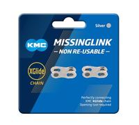 KMC xGlide 9/10/11 velocità non riutilizzabile MissingLink giunzione Link, argento, 2 paia