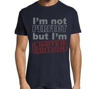 KMF T-SHIRT - Maglietta Uomo I Am Limited Edition, Marino, M