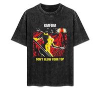 KMFDM Dont Blow Your Top Mens T-Shirt Black Graphic Unisex Tee Shirt 3XL