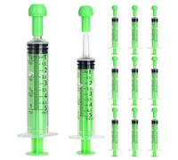 KMFYMPT 10 Pezzi Siringa, Siringhe 5ml, Siringa Sterili, Siringhe Senza Ago in Plastica, Adatto per Irrigazione di Piante Piccole, Laboratori Scientifici, Misurazione di Liquidi Profumi e Gel