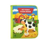 KMFYMPT Busy Board Montessori 1 Anno, Libro Montessori Interattivo Tema Fattoria, 23 in 1 Busy Book, Quiet Book in Morbido Feltro, Perfetto per Viaggi in Famiglia, Compleanno e Regali di Natale