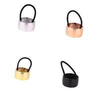 KMGDM 4pcs Glitter Coda di Cavallo Titolari Elastico Strass Fascia Per Capelli Multicolore Cravatta Dei Capelli Delle