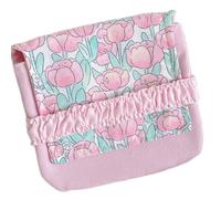 KMGDM Borsa portaoggetti portatile per assorbenti e cosmetici, compatta, per viaggi o uso quotidiano, come da immagine, 13*12cm, tulipani pk