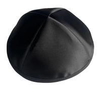 KMGDM Cappello classico da uomo Jew Caps Cultura e Fede Yarmulke per varie occasioni Cappello Kippah per adulti uso quotidiano, Nero , 19CM