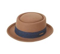 KMGDM Cappello Fedora per donne e uomini, con bordo arrotolato, cappello panama da mago, cappello da mago, in feltro di lana, costume da cosplay anni '20, vintage, in feltro di lana
