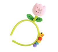 KMGDM Cerchietto per capelli con fiori e cartoni animati, alla moda, per bambini, ragazzi e donne