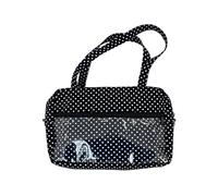 KMGDM Elegante borsa a tracolla con interni spaziosi e cerniere sotto le ascelle borse stile giapponese borsa per le donne casual uso quotidiano, Nero , 34x10x23cm