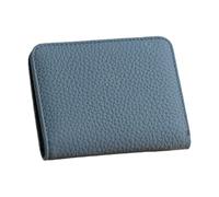 KMGDM Portafoglio da donna in pelle PU con blocco unico, compatto e corto, portamonete, tasca per il cambio per l'uso quotidiano e in viaggio, Verde, 11.2x1.5x9cm, come da immagine