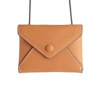 KMGDM Portamonete compatto a tracolla con tracolla piccola borsa per soldi tasche per il cambio tasche portachiavi sacchetti di stoccaggio per le donne, Marrone, 9.7x1.5x7.5cm, come da immagine