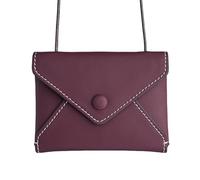 KMGDM Portamonete compatto a tracolla con tracolla piccola borsa per soldi tasche per il cambio tasche portachiavi sacchetti di stoccaggio per le donne, Vino Re, 9.7x1.5x7.5cm, come da immagine