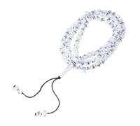 KMGDM Tasbih 99 rosario perline Misbaha con nomi Maometto incisi religione Eid Wrap braccialetti