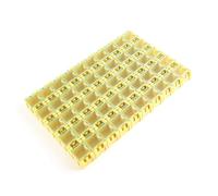 kmgfsd 50pcs Resistente all'acqua Componente Organizzatori Scatole Design Interbloccato Componente Scatole Personalizzabile Soluzione di archiviazione Robusto ABS Attrezzature di Laboratorio Sistemi