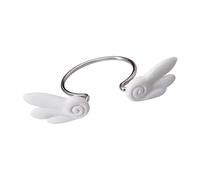 kmgfsd Bracciale alla moda gotico con ali d'angelo con design spesso, adatto per abiti a strati e abiti punk