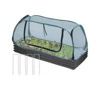 kmgfsd Constant Garden Protect con telaio rinforzato e rete anti-mosche per verdure, cespugli e cespugli in contenitore, set di copertura per piante con cintura portaoggetti