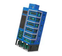 kmgfsd Modello realistico della costruzione dell'ABS 1: scala 150 per l'esposizione del modello della città di Decors della Tabella della sabbia dei collezionisti