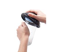 KMINA - Apriscatole Manuale Anziani, Apribarattoli per Adulti, Apribottiglie Pazienti con Artrite, Rosso