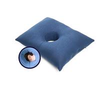 KMINA Cuscino Antidecubito con Buco per Orecchio e Piercing, Blu