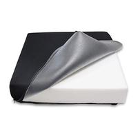 KMINA Cuscino Antidecubito per Sedia a Rotelle (41x41x7 cm), Memory Foam Viscoelastico, Fodera Traspirante con Cerniera, per Carrozzina o Poltrona - Made in Europe (Densità Media)