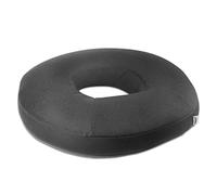 KMINA Cuscino Antidecubito Rotondo con Foro (42,5x42,5x9 cm), per Emorroidi, Coccige, Poltrona, Memory Foam Ortopedico, Fodera Traspirante