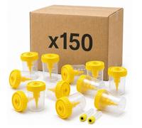 KMINA Kit Raccolta Urine Sottovuoto con Contenitore e Provetta (150 pz)