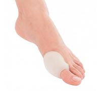 KMINA Protezione in Gel per Alluce Valgo, Lavabile e Riutilizzabile | Cuscinetto Elastico, Riduce Pressione e Sfregamento, si Indossa sotto Calze e Scarpe, Uso Esterno, Tatto Morbido