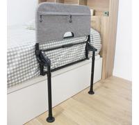 KMINA Sponda Letto Anziani Anticaduta Ribaltabile con Piedi (Letto 29-50 cm), Ba