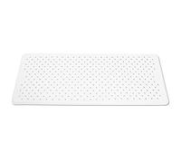 KMINA Tappeto Bagno Antiscivolo (97x35 cm), per Vasca da Bagno o Doccia, con Ventose, Resistente alla Muffa, Gomma Naturale, BPA Free - Prodotto in Europa