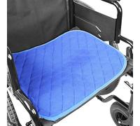 KMINA Traversa Lavabile Nera per Incontinenza (40x50 cm), Tappetino Riutilizzabile Anziani per Sedia o Poltrona, Bleu - Made in Europe