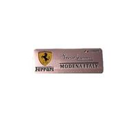 KMJGQWSC Auto Stemma Adesivo per Ferrari F430/430 Scuderia 2004-2009,Carrozzeria Esterni Logo Distintivo Dell'emblema Adesivi Decorazione Accessori,E