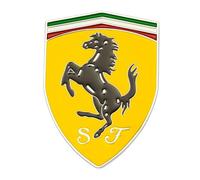 KMJGQWSC Auto Stemma Adesivo per Ferrari Testarossa 1984-1996,Carrozzeria Esterni Logo Distintivo Dell'emblema Adesivi Decorazione Accessori