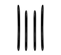 KMLONG 4 pezzi Car Spoiler Trim, adatto for Mercedes, Classe C W206 Auto Paraurti anteriore Splitter Pinne Canard corpo Accessori in plastica ABS spoiler sul labbro del paraurti anteriore(Glossy Blac