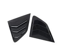 KMLONG Adesivo for otturatore for finestra laterale posteriore, adatto for Nissan, Qashqai J11 2015-2020 Rivestimento for auto Copertura per persiane posteriori(Glossy Black)
