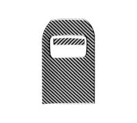 KMLONG Pannello di rivestimento del vano portaoggetti della cabina guida, adatto per, accessori for la serie Z4 G28 G29 2019-2023 adesivo per il rivestimento del cruscotto del pass(Black Carbon Fibre)