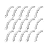 KMLONG Parafango for monopattino elettrico da 15 pezzi, adatto for Xiaomi, Mijia M365 M187 Pro Scooter Skateboard Pneumatico Paraspruzzi Gancio di protezione supporto parafango scooter(Light yellow)