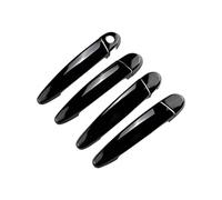 KMLONG Rivestimento for maniglia portiera auto adatto for X6 E71 2009-2014 adesivo cromato nero lucido accessori for auto rivestimento per maniglia esterna della porta(Black)