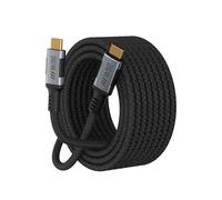 KMMXXCPM Cavo lungo USB C 6M,Cavo USB C 3.2 Gen 2x2 Trasferimento Dati 20Gbps Compatibile con Thunderbolt 3 Cable,Video 4K@120Hz,USB Type-C 100W Ricarica Rapida Per Monitor,Laptop,SSD,Docking,Hub,eGpu