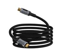 KMMXXCPM Cavo USB C lungo 3 metri,Cavo USBC 3.2 Gen 2x2 Compatibile con Thunderbolt 3,Trasferimento Dati 20Gbps,Type C Ricarica Rapida 240W PD3.1 48V/5A,Video 4K@120Hz Per Monitor,Laptop,SSD,Docking.