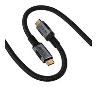 KMMXXCPM Cavo USBC 1M,USBC 3.2 Gen 2x2 Compatibile con Thunderbolt 3,Trasferimento Dati 20Gbps,Cavo USB C Ricarica Rapida 240W PD3.1 48V/5A,4K@120Hz Per Monitor,Laptop,SSD,Docking,Hub,eGpu,Display.