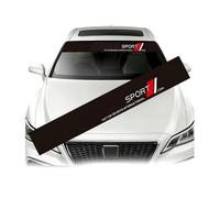 KMNBHTS Adesivo Parabrezza Anteriore Auto, per VW Golf 6 Sport 2008-2012 UV ResistenteProtezione Parasole Parabrezza Decalcomanie, Car Accessories