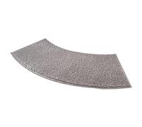 KMOCEPLY Tappetino da doccia curvo lavabile in morbida microfibra con quadrante angolare tappetino da bagno antiscivolo in morbida microfibra tappeto da bagno a forma di ventaglio lavabile in