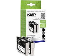 KMP 1607,4021 Cartuccia Compatibile sostituisce Epson T0711 Conf 2 pz Nero E10
