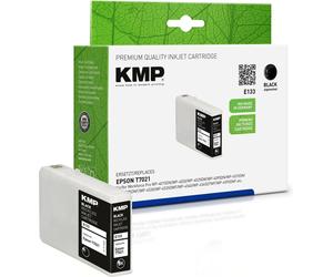 KMP E133 cartuccia d'inchiostro Giallo (KMP E133 - sort - kompatibel - bl?kpat) NEW