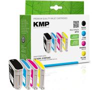 KMP H71V cartuccia d'inchiostro 4 pz Nero, Ciano, Magenta, Giallo (H71V Promo Pack BK/C/M/Y) NEW