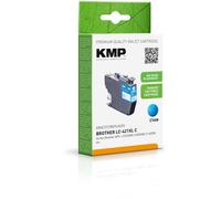 KMP Ink Cartridge for Brother LC421XLC Cyan - 1548,4003 - for Brother MFC-J1010D