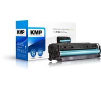 KMP Remanufactured Premium Toner Cartridge for HP CE411A - Cyan