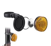 KMRDND Supporto riflettente per bicicletta Apple Airtag, nascosto per pali della sella della bicicletta, 22,2 mm, 25,4 mm, 27,2 mm, 28,6 mm, 31,8 mm, antifurto per bici da corsa, mountain bike,